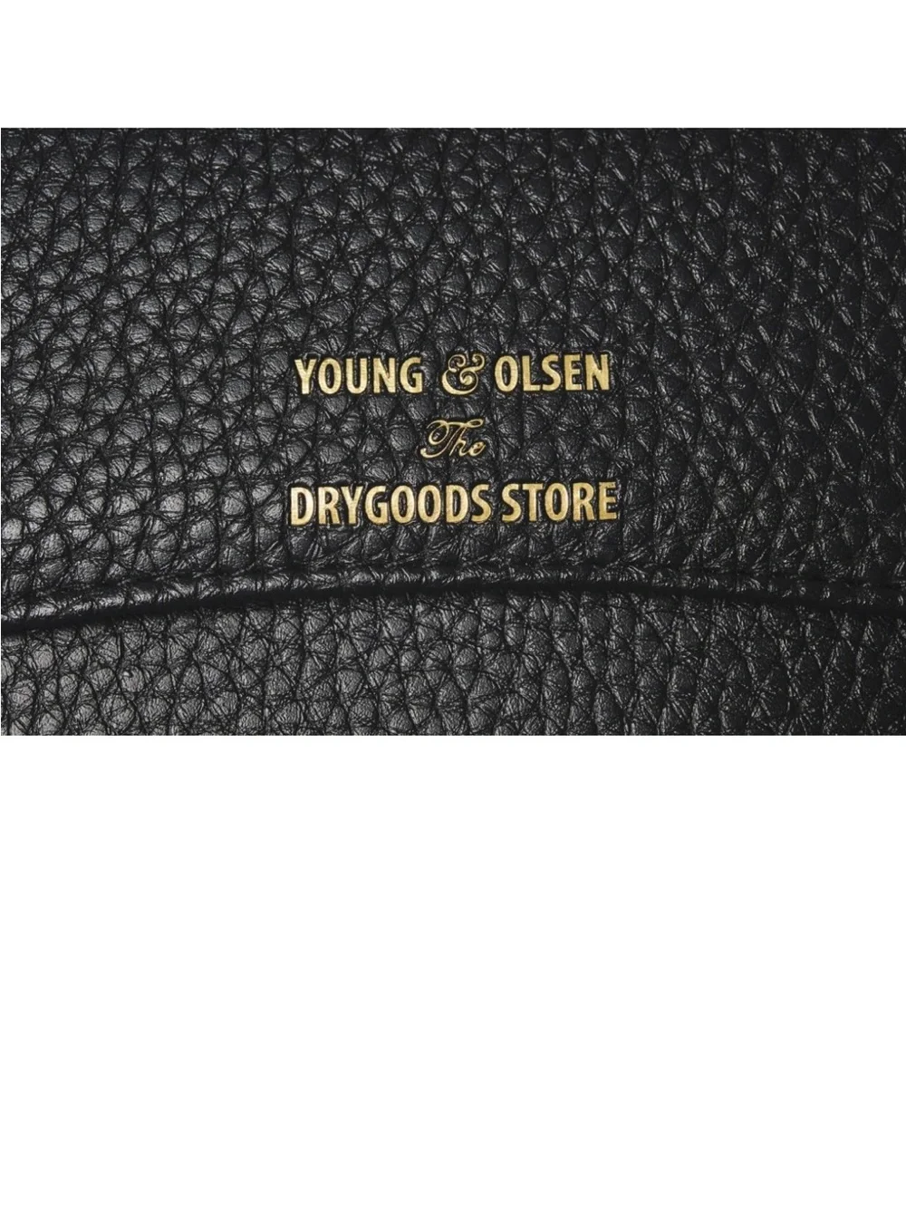 YOUNG OLSEN The DRYGOODS STORE WOMEN UNISEX BLACK WALLET -AUTHENTIC NEW-